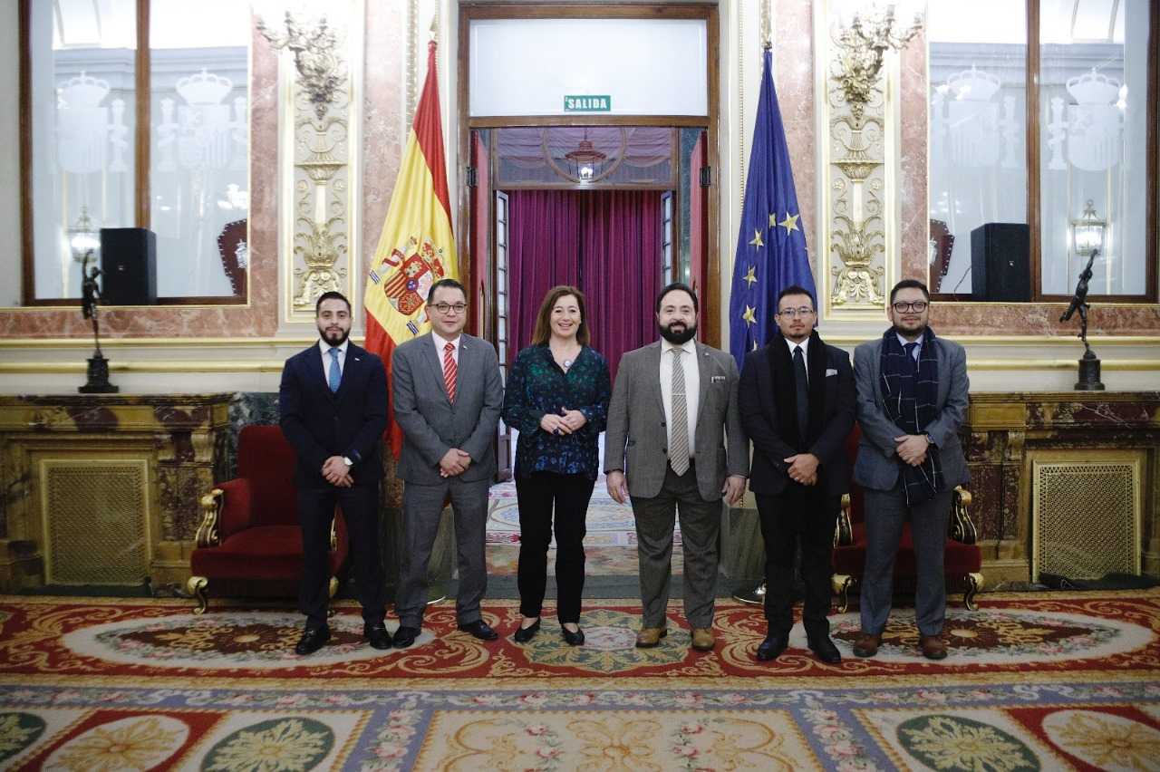 Presidente del Congreso Nacional, Luis Redondo, se reúne con presidenta del Congreso de los Diputados de España